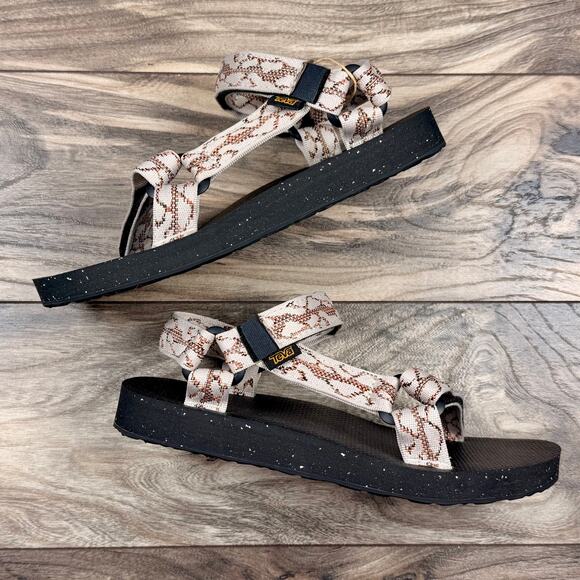 NIB Teva All Gender Original Universal ReLoop Outdoor Sport Sandals W9 M7 NLBK - Picture 4 of 9